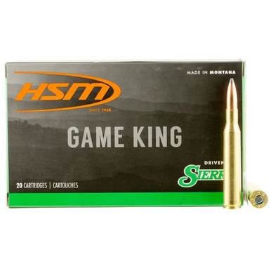 HSM 27013N Game King  270 Win 150 gr Sierra GameKing Spitzer Boat-Tail 20 Bx/ 20 Cs