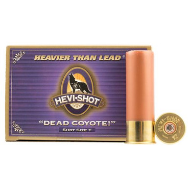 HEVI-Shot HS43035 Dead Coyote  12 Gauge 3.5" 1 5/8 oz T Shot 10 Bx/ 10 Cs