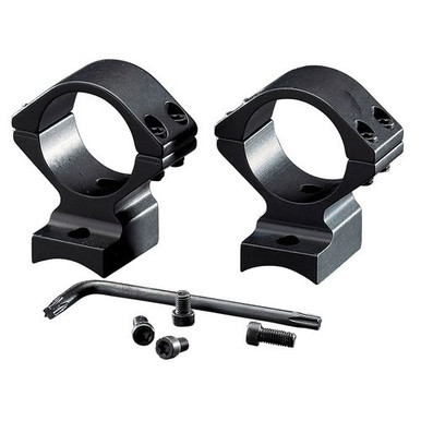 Browning 12393 Integrated Scope Mount System  Browning A-Bolt/A-Bolt II Medium 1" Matte Blue Aluminum