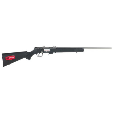 Savage Arms 96712 93R17 FSS 17 HMR 5+1 Cap 21" Matte Stainless Rec/Barrel Matte Black Stock Right Hand (Full Size) with AccuTrigger