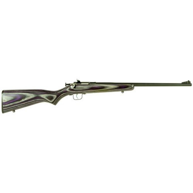 Crickett KSA2227 Crickett  22 LR 1rd 16.12" Blued Purple Laminate Stock Right Hand (Youth)