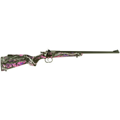 Crickett KSA2160 Crickett  22 LR 1rd 16.13" Blued Muddy Girl Synthetic Stock Right Hand (Youth)