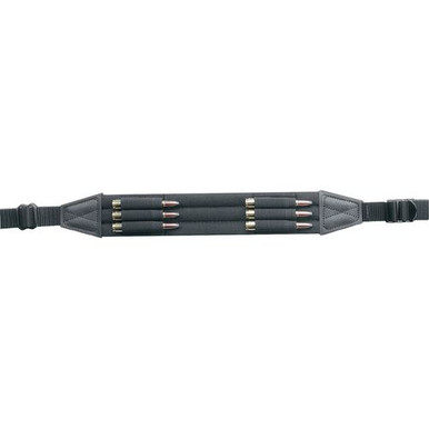 Butler Creek 26972 Ultra Sling  1" W x 48" L Padded w/Cartridge Loops Black Nylon for Rifle