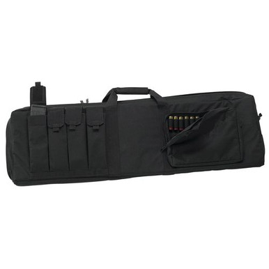 US PeaceKeeper P30043 Tactical Combination Case  Black 600D Polyester Rifle/Shotgun 43" L x 12.75" H x 3.75" D