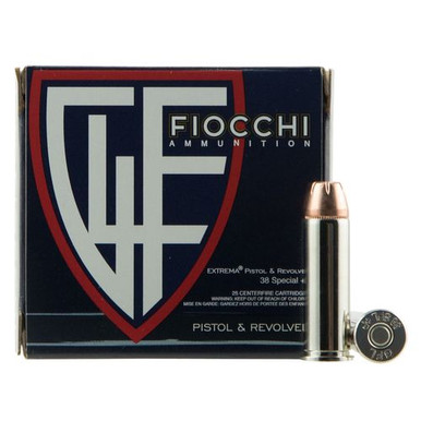 Fiocchi 38XTPP25 Extrema  38 Special +P 125 gr XTP Hollow Point 25 Bx