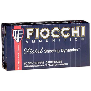 Fiocchi 40SWD Training Dynamics  40 S&W 180 gr Full Metal Jacket Truncated-Cone (TCFMJ) 50 Bx/ 20 Cs