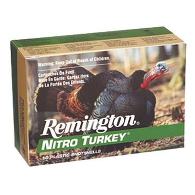 Remington Ammunition 26708 Nitro Turkey  12 Gauge 3.5" 2 oz 5 Shot 10 Bx/ 10 Cs