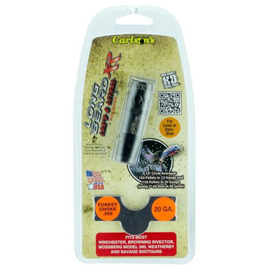 Carlson's Choke Tubes 70105 Long Beard Turkey  WinChoke, Browning Invector, Mossberg 500 20 Gauge 17-4 Stainless Steel Blued (Ported)