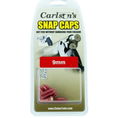 Carlson's Choke Tubes Snap Cap 9mm Aluminum - 5 Per Box - 00058
