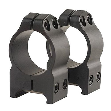 Warne 203M Maxima Vertical Ring Set Maxima/Weaver/Picatinny Fixed 1" Extra High Matte Black