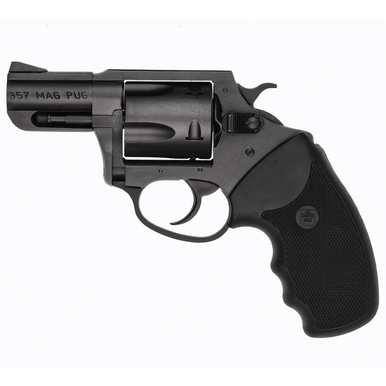 Charter Arms 13520 Mag Pug  357 Mag 5rd 2.20" Overall Black Stainless Steel with Black Rubber Grip