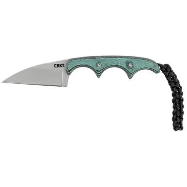 CRKT 2385 Minimalist 2" Fixed Wharncliffe Plain Bead Blasted 5Cr15MoV SS Blade Polished Resin Infused Fiber Handle