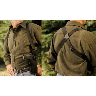 Uncle Mike's 83041 Sidekick Vertical Shoulder 7-8.5" Barrel Med/Lg DA Revolver Nylon Black