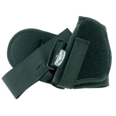 Uncle Mike's 88211 Ankle Holster Ankle Size 01 Black Kodra Nylon Velcro Fits .32-.380 Cal Med. Semi-Auto Fits 3-4" Barrel Right Hand