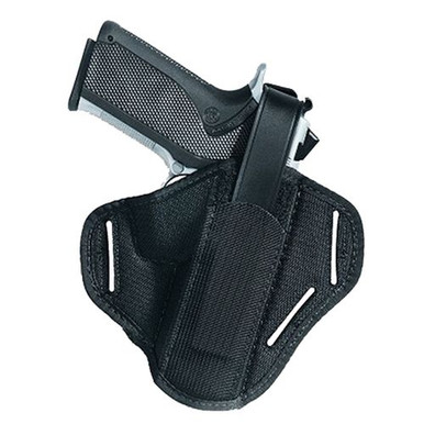 Uncle Mike's 86160 Super OWB Size 16 Black Kodra Nylon Belt Slide Fits Med/Large Semi Autos Fits 3.25-3.75" Barrel Right Hand