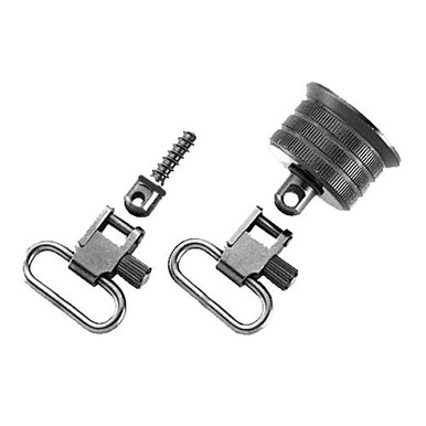 Uncle Mike's 18032 Super Swivel Magazine Cap Black 1" Shotgun Semi-Auto Remington 1187 12 Gauge Steel