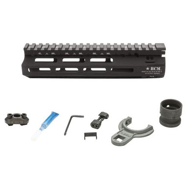 BCM MCMR8556BLK BCMGunfighter MCMR AR-15 Black Hardcoat Anodized Aluminum 8" M-LOK