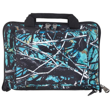 Bulldog BD915SRN Deluxe Mini Range Bag Water Resistant Serenity Camo Nylon with Inside & Outer Storage Pockets 11" x 7" x 2" Interior Dimensions