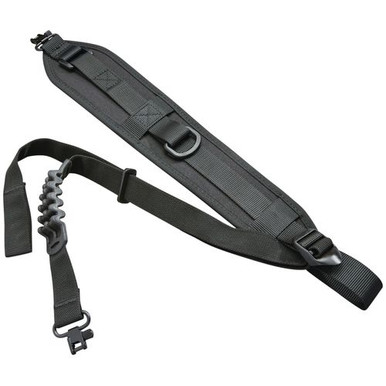 Butler Creek 80095 Quick Carry Sling 1.25" W x 27"- 36" L Adjustable Padded Black Neoprene for Rifle/Shotgun