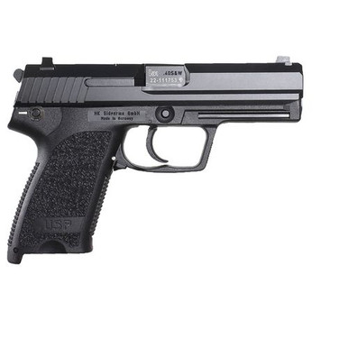 HK 81000324 USP V1 *CA Compliant 45 ACP 4.41" 10+1 (2) Black Black Steel Slide Black Polymer Grip