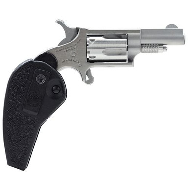 North American Arms 22LLRHG Mini-Revolver  22 LR 5rd 1.63" Overall Stainless Steel with Black Synthetic Holster Grip