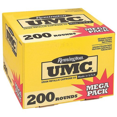 Remington Ammunition 23683 UMC  223 Rem 55 gr Full Metal Jacket (FMJ) 200 Bx/ 4 Cs (Mega Pack)