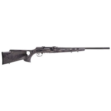 Savage Arms 47215 A22 Target Semi-Auto 22 LR 10+1 Cap 22" Satin Black Rec/Barrel Gray Laminate Fixed Thumbhole Stock Right Hand (Full Size)