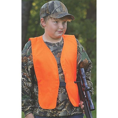 Allen 15751 Hunting Safety Vest Youth Orange Polyester