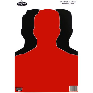 Birchwood Casey 35701 Dirty Bird Silhoutte III Silhouette Hanging Tagboard Target 12" x 18" 100 Per Pack