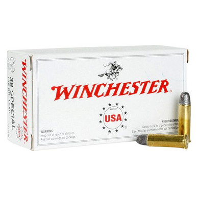 Winchester Ammo USA 38 Special 150 gr Lead Round Nose - Q4196