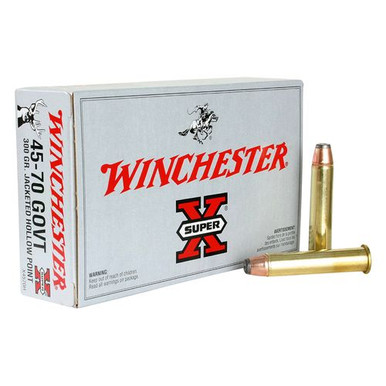 Winchester Ammo Super X 45-70 Gov 300 gr Jacket Hollow Point X4570H