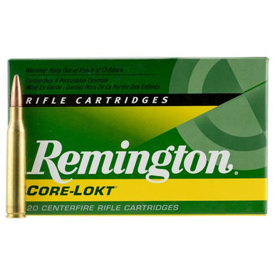 Remington Ammunition 21515 Core-Lokt  25-06 Rem 120 gr Core-Lokt Pointed Soft Point (PSPCL) 20 Bx/ 10 Cs