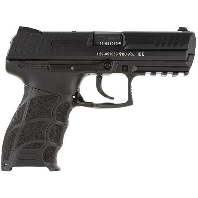 HK 81000105 P30 V1 Light LEM 9mm Luger 3.85" 10+1 (2) Black Black Steel Slide Black Interchangeable Backstrap Grip