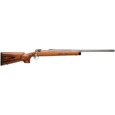 Savage Arms 19139 12 BVSS 308 Win 4+1 Cap 26" Matte Stainless Rec/Barrel Satin Brown Laminate Stock Right Hand (Full Size)