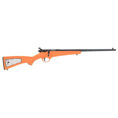 Savage Arms 13810 Rascal  22 LR 1rd Cap 16.10" Blued Rec/Barrel Orange Stock Right Hand (Youth)
