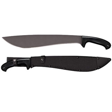 Cold Steel 97JMS Jungle  16" Black 1055 Carbon Steel Blade Black Polypropylene Handle 22" Long