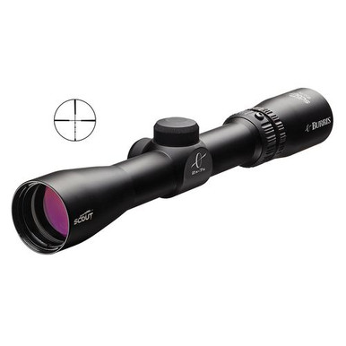 Burris 200261 Scout  Matte Black 2-7x 32mm 1" Tube Ballistic Plex Reticle