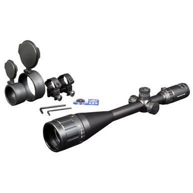 Firefield FF13045 Tactical  Matte Black 8-32x50mm AO 1" Tube Illuminated Red/Green Mil-Dot Reticle