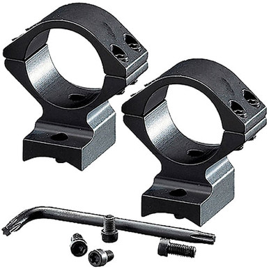 Browning 12312 Integrated Scope Mount System Scope Ring Set Browning AB3 Medium 1" Matte Blue Aluminum