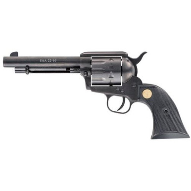 Chiappa Firearms CF340160 SAA 1873  22 LR 10rd 5.50" Overall Blued Steel with Black Polymer Grip