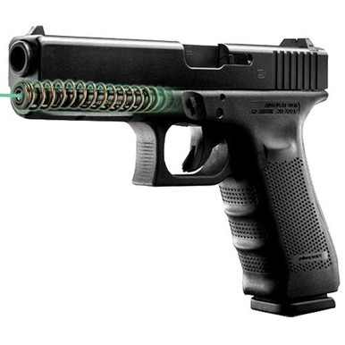 LaserMax LMSG417G Guide Rod Laser 5mW Green Laser with 532nM Wavelength, 20 yds Day/300 yds Night Range & Made of Aluminum for Glock 17, 34 Gen4