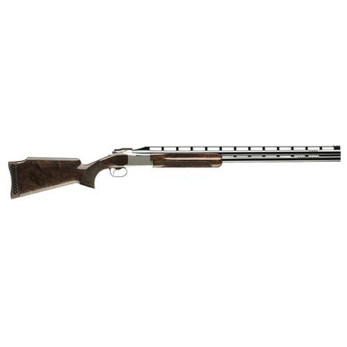 Browning 0135793009 Citori 725 Trap 12 Gauge 32" 2 2.75" Sliver Nitride w/Gold Accents Gloss Black Walnut Monte Carlo Stock Right Hand