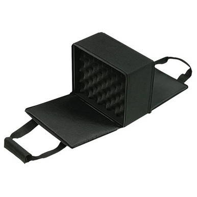 Bulldog BD522 Hard-Sided Pistol Case made of Water-Resistant Nylon with Black Finish, Fur Lining, Egg Crate Foam, Velcro Accessory Pocket & Double Locking Zipper Holds up to 4 Handguns 11" x 9" x 6" Interior Dimensions