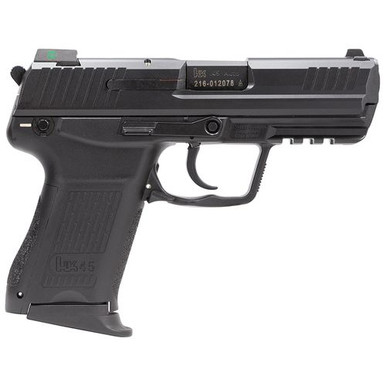 HK 81000019 HK45 Compact V1 *MA Compliant 45 ACP 3.94" 8+1 (3) Black Black Steel Slide Black Interchangeable Backstrap Grip Night Sights
