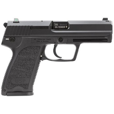 HK 81000308 USP V1 9mm Luger 4.25" 15+1 (3) Black Black Steel Slide Black Polymer Grip Night Sights