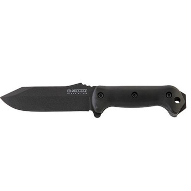 Ka-Bar BK10 Becker Crewman 5.50" Fixed Clip Point Plain 1095 Cro-Van Blade Black Ultramid Handle