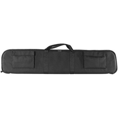 Bulldog BD49248 Tactical Shotgun Case made of Water-Resistant Nylon with Black Finish, Tricot Lining, 2 External Pouches & 12 Shell Loops 48" L