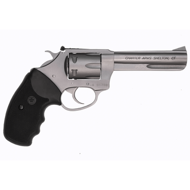 Charter Arms 72242 Pathfinder Target 22 LR 6rd 4.20" Matte Stainless Steel Barrel & Cylinder Mil Aluminum Frame with Black Rubber Grip