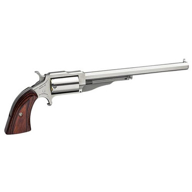North American Arms 18606 1860 Hogleg *CA Compliant 22 Mag 5rd 6" Overall Stainless Steel with Wood Grip