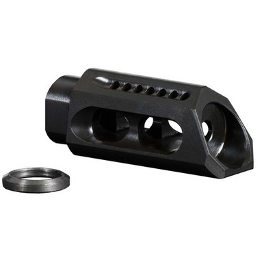 Yankee Hill 26MBA Slant 5.56 NATO Muzzle Brake 1/2"-28 tpi Black Steel